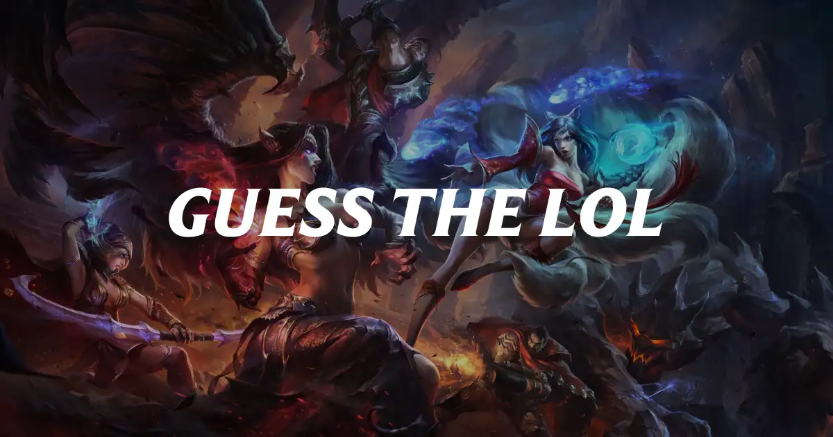 Gênio Quiz League of Legends - Gênio Quiz